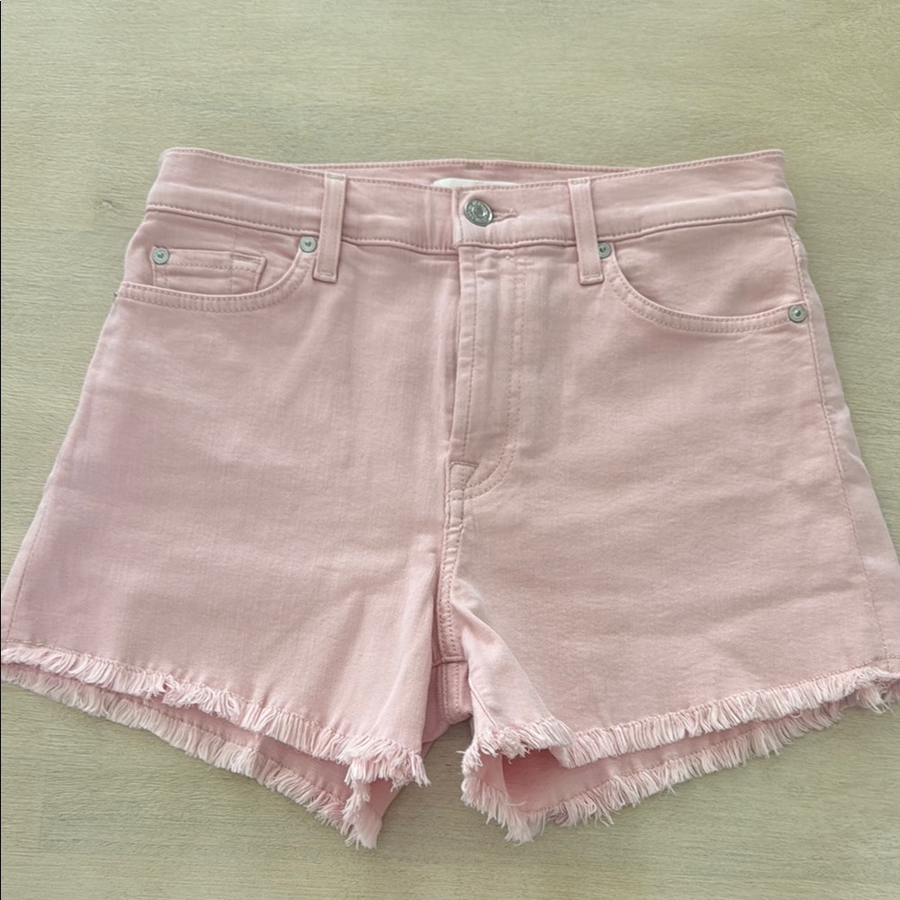 7 for all mankind pink shorts